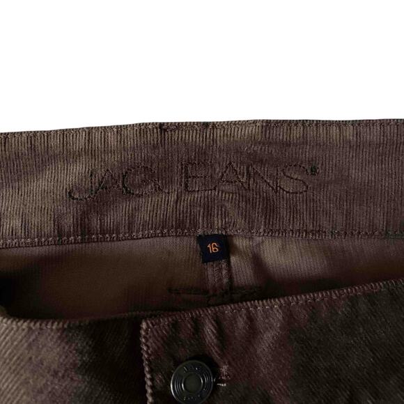 NWT Jag Jeans Women's Hazel Button-Front Pencil Skirt Chocolate Corduroy Size 16 - Picture 4 of 9